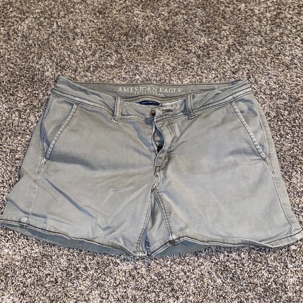 Green American Eagle Shorts